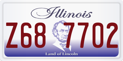 IL license plate Z687702