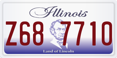 IL license plate Z687710