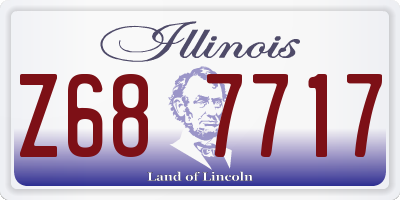 IL license plate Z687717