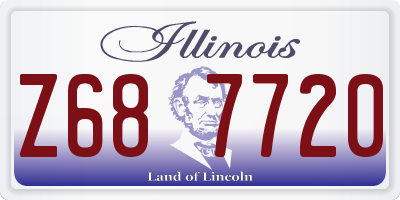 IL license plate Z687720
