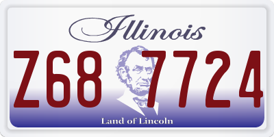 IL license plate Z687724