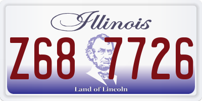 IL license plate Z687726