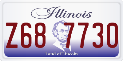 IL license plate Z687730