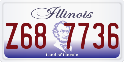 IL license plate Z687736