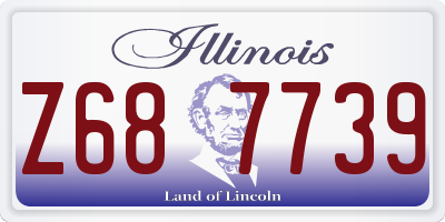 IL license plate Z687739