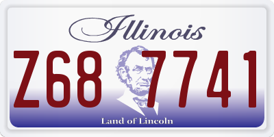IL license plate Z687741