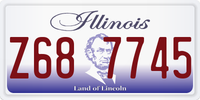 IL license plate Z687745