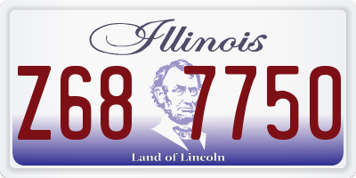 IL license plate Z687750