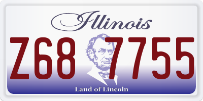IL license plate Z687755
