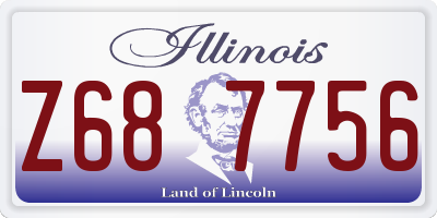 IL license plate Z687756
