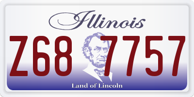 IL license plate Z687757