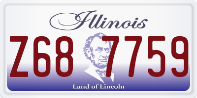 IL license plate Z687759