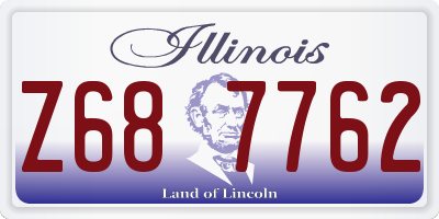 IL license plate Z687762
