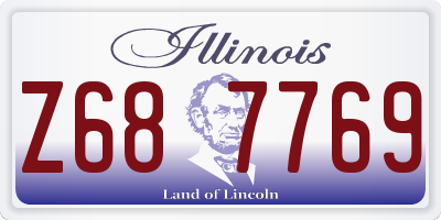IL license plate Z687769