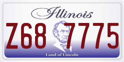 IL license plate Z687775