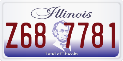 IL license plate Z687781