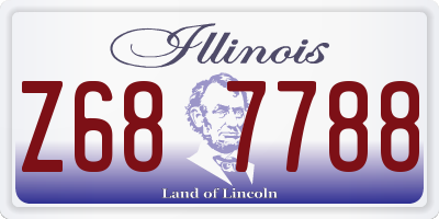 IL license plate Z687788