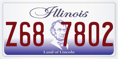 IL license plate Z687802