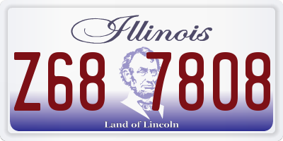 IL license plate Z687808