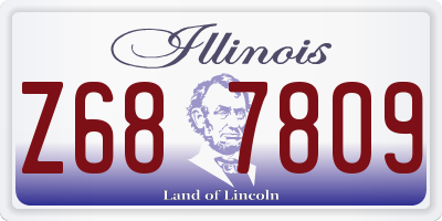 IL license plate Z687809