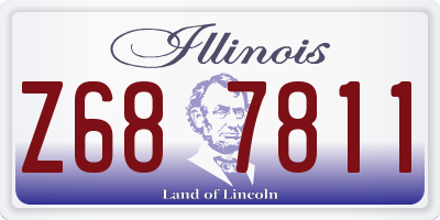 IL license plate Z687811