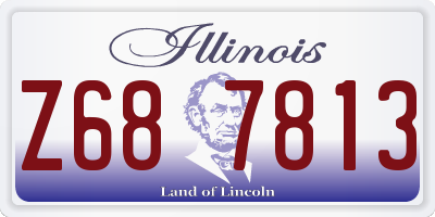 IL license plate Z687813
