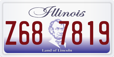 IL license plate Z687819