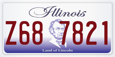IL license plate Z687821