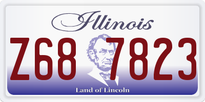 IL license plate Z687823