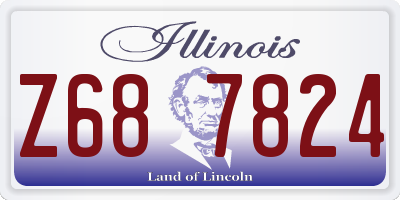 IL license plate Z687824