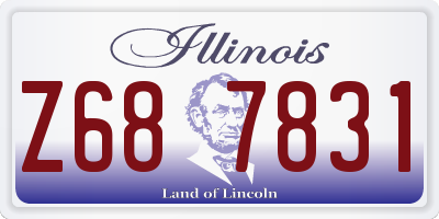 IL license plate Z687831