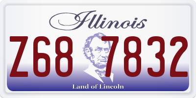 IL license plate Z687832