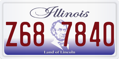 IL license plate Z687840