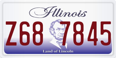 IL license plate Z687845