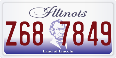 IL license plate Z687849