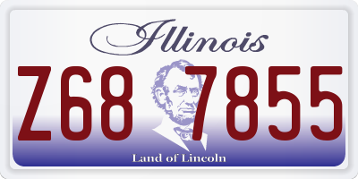 IL license plate Z687855