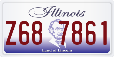 IL license plate Z687861