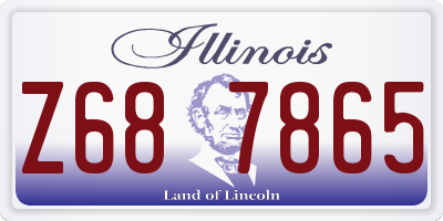 IL license plate Z687865