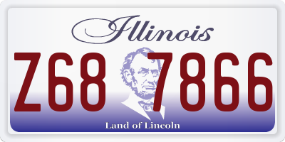 IL license plate Z687866