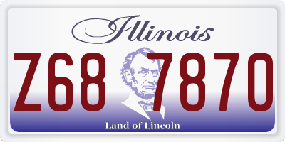 IL license plate Z687870