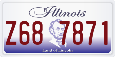 IL license plate Z687871