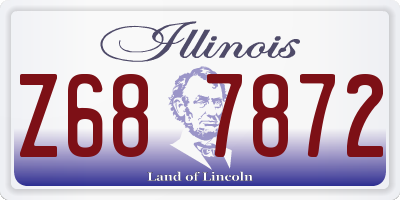 IL license plate Z687872