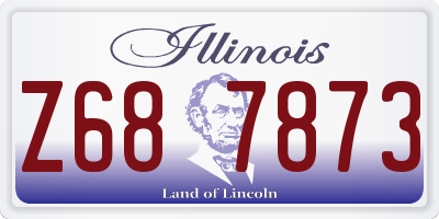IL license plate Z687873