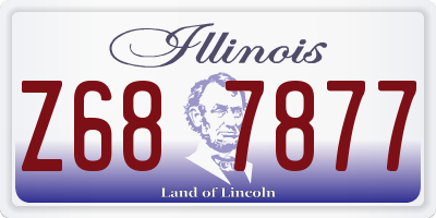 IL license plate Z687877