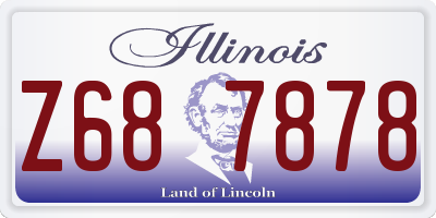 IL license plate Z687878