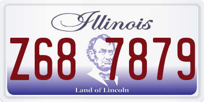 IL license plate Z687879