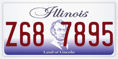 IL license plate Z687895