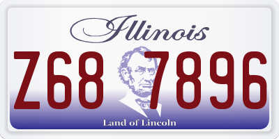 IL license plate Z687896