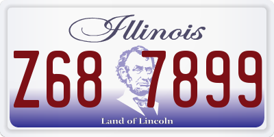 IL license plate Z687899