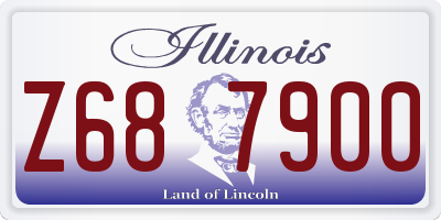 IL license plate Z687900